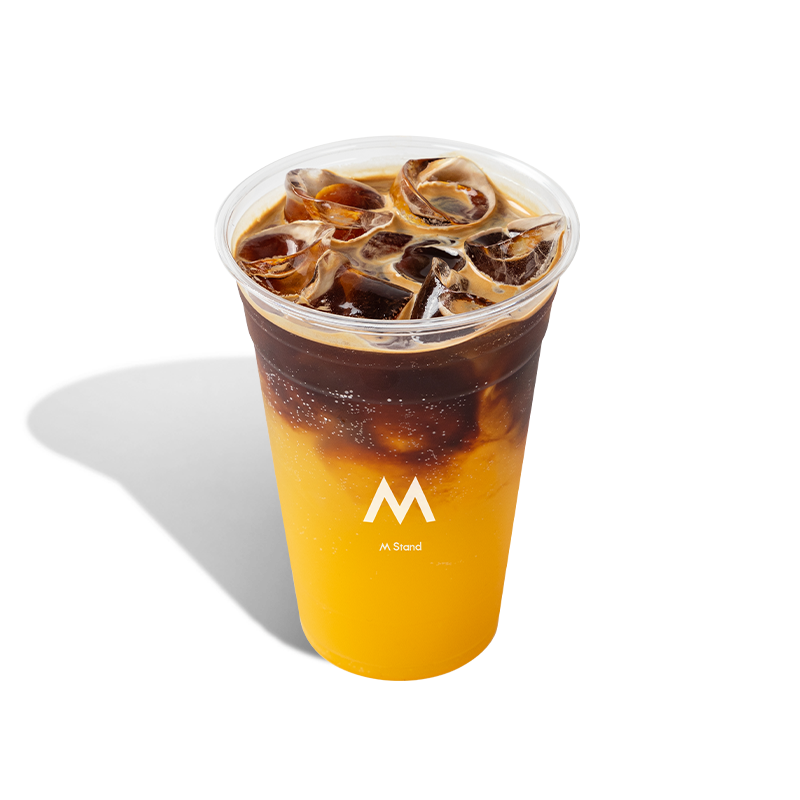 超大杯芒果凤梨气泡美式